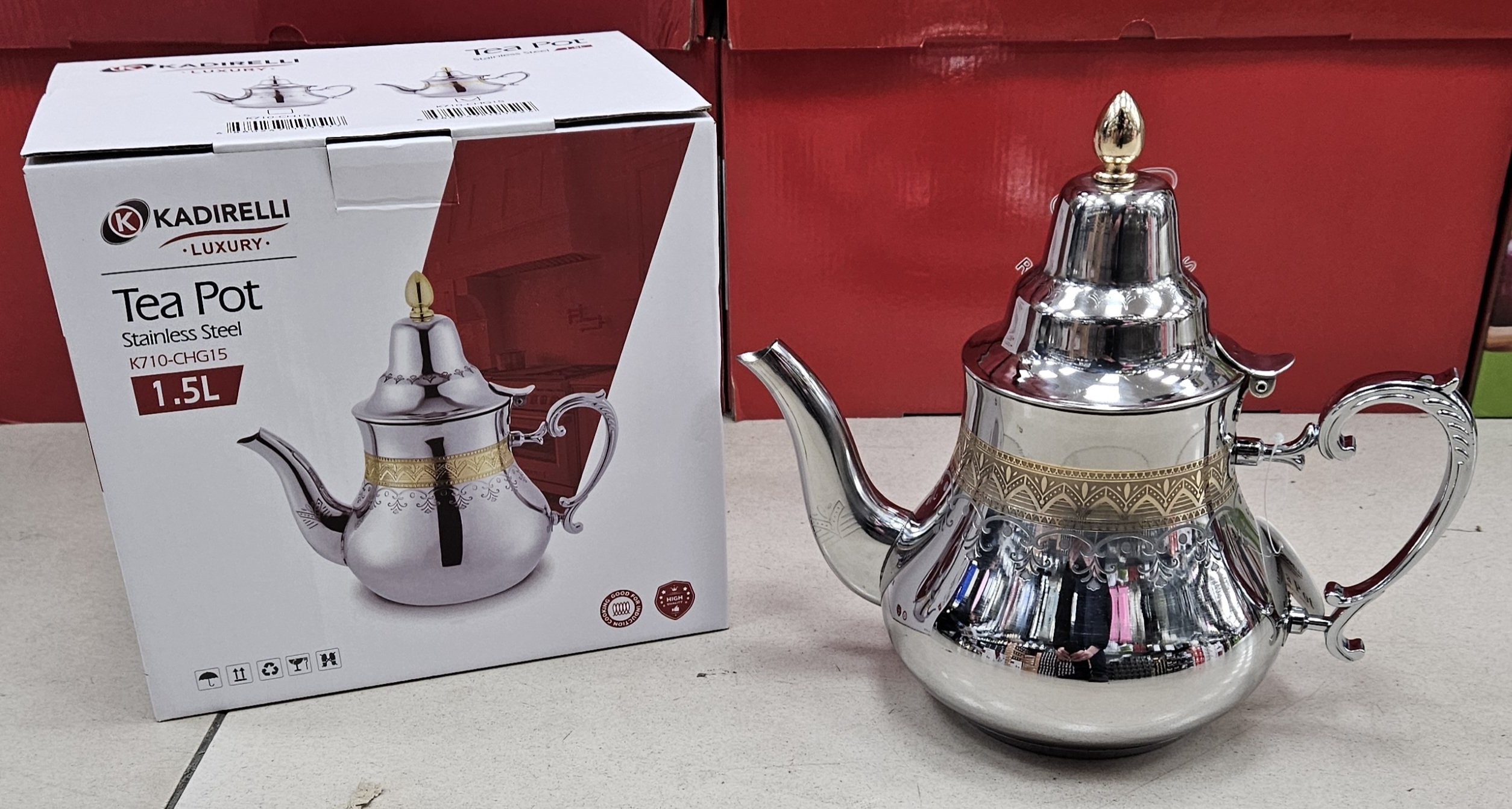 Theiere bicolore 1.5L - K710-CHG15