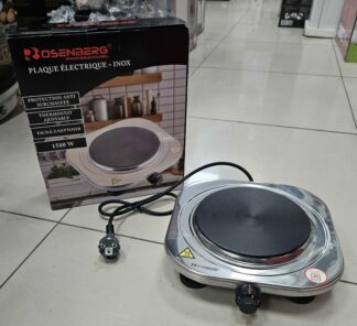 Plaque electrique 1 feu Inox - 1500W EB