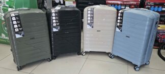Valise 3pcs Polypropylene avec Zip Antiouverture