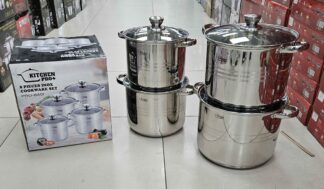 Faitout profond 4pcs Inox
