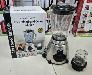 Blender + Grinder Inox/Verre 1000W CN