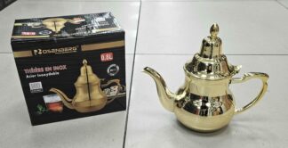 Theiere 0.8L doré EB