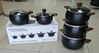 Batterie de cuisine 10pcs Belly