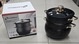 Couscoussier Pierre 24cm avec poignet Gold KD