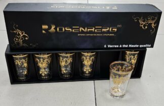 Verre à thé 6pcs Gold RB