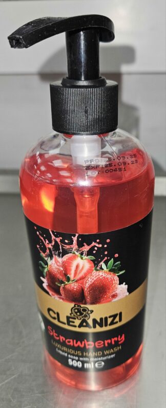Savon liquide à la fraise - 500mL