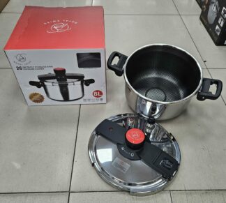 Cocotte minute 8L Nie d'abeille + poignet rabattable