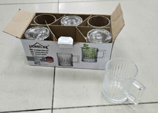 Verre 6pcs à poignet Transparent HL