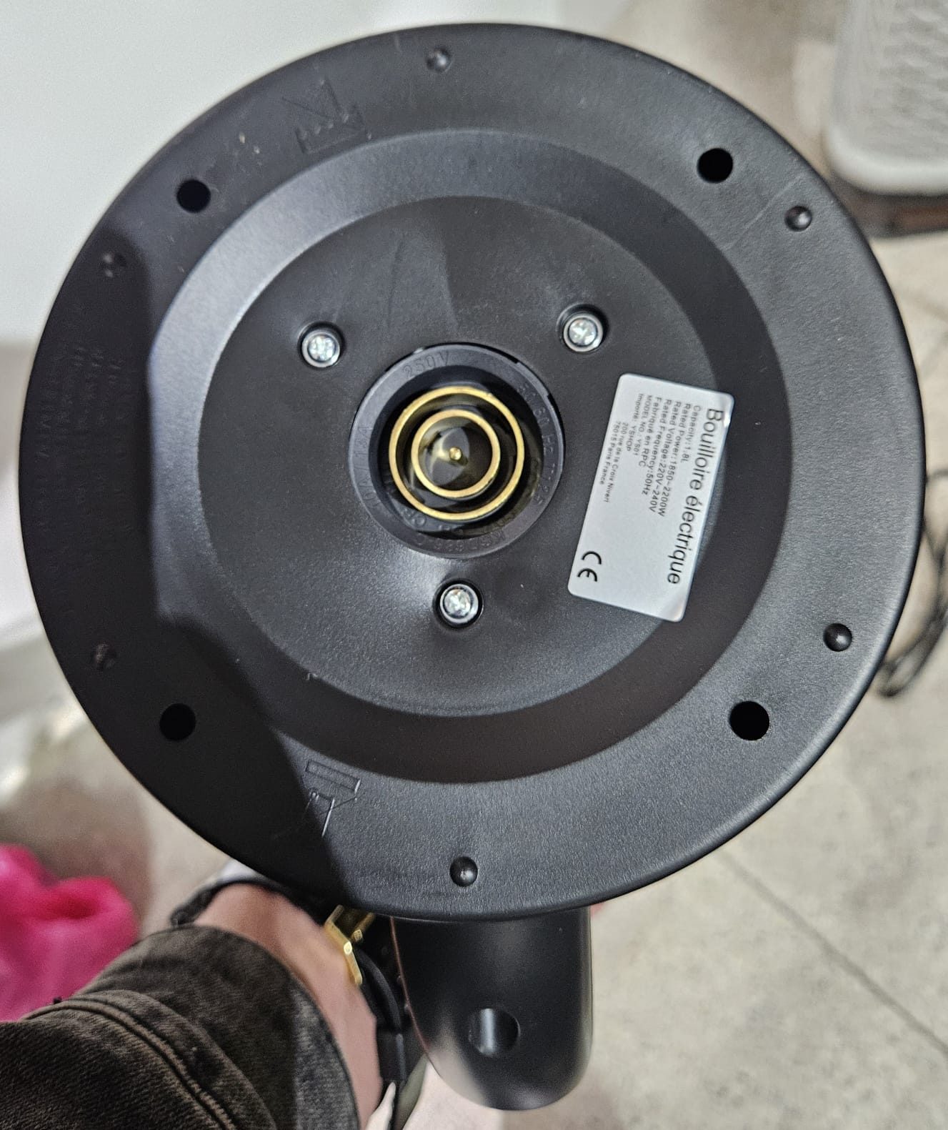 Bouilloire 1.8L Gris - KitchYS – Image 4