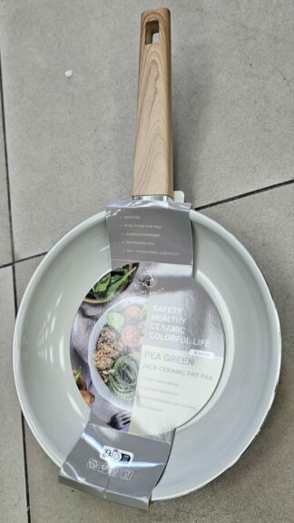 Poele 24cm ceramique vert