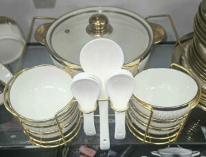 Soupière en porcelaine 16pcs