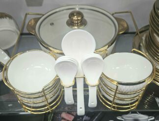 Soupière en porcelaine 16pcs