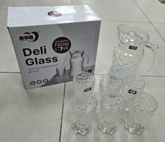 Carafe + 6 verres - ananas