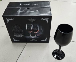 Verre à vin x6 Black