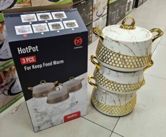 Thermos Alimentaire 2L+2.5L+3L Blanc/Marbré