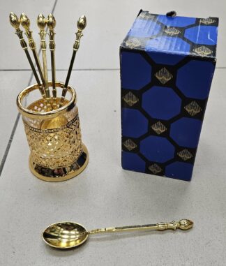 Cuillère à café + socle Gold