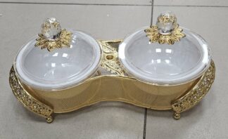 Présentoir 2 bol Gold