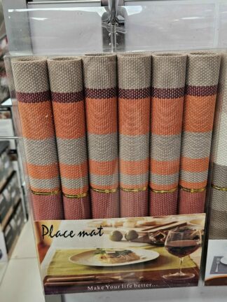 Set de table 6pcs orange