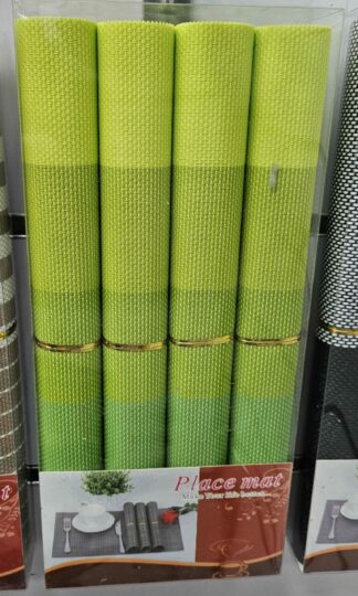 Set de table 4pcs vert