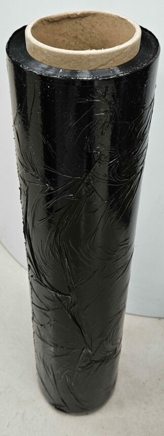Papier film étirable noir - 50cm/épaisseur - 2.8kg - 2.5mic