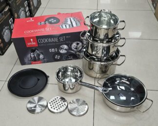 Batterie de cuisine 15pcs Inox - Smile