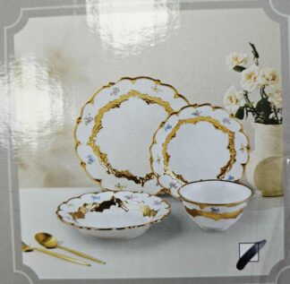 Service en porcelaine 24pcs Blanc - Luxe -YS-T48