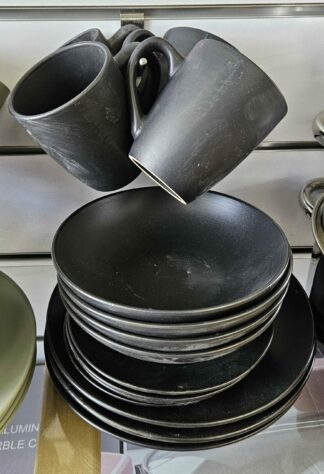 Service en porcelaine 16pcs Noir - YS-T44