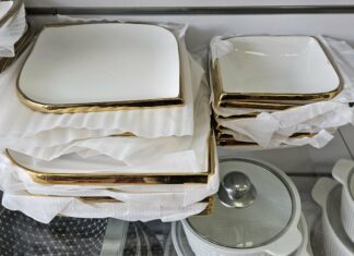 Service en porcelaine 18pcs - Carré - YS-T39