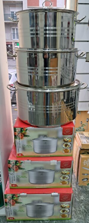 Stockpot - Faitout INOX 30 L+41 L+54 L