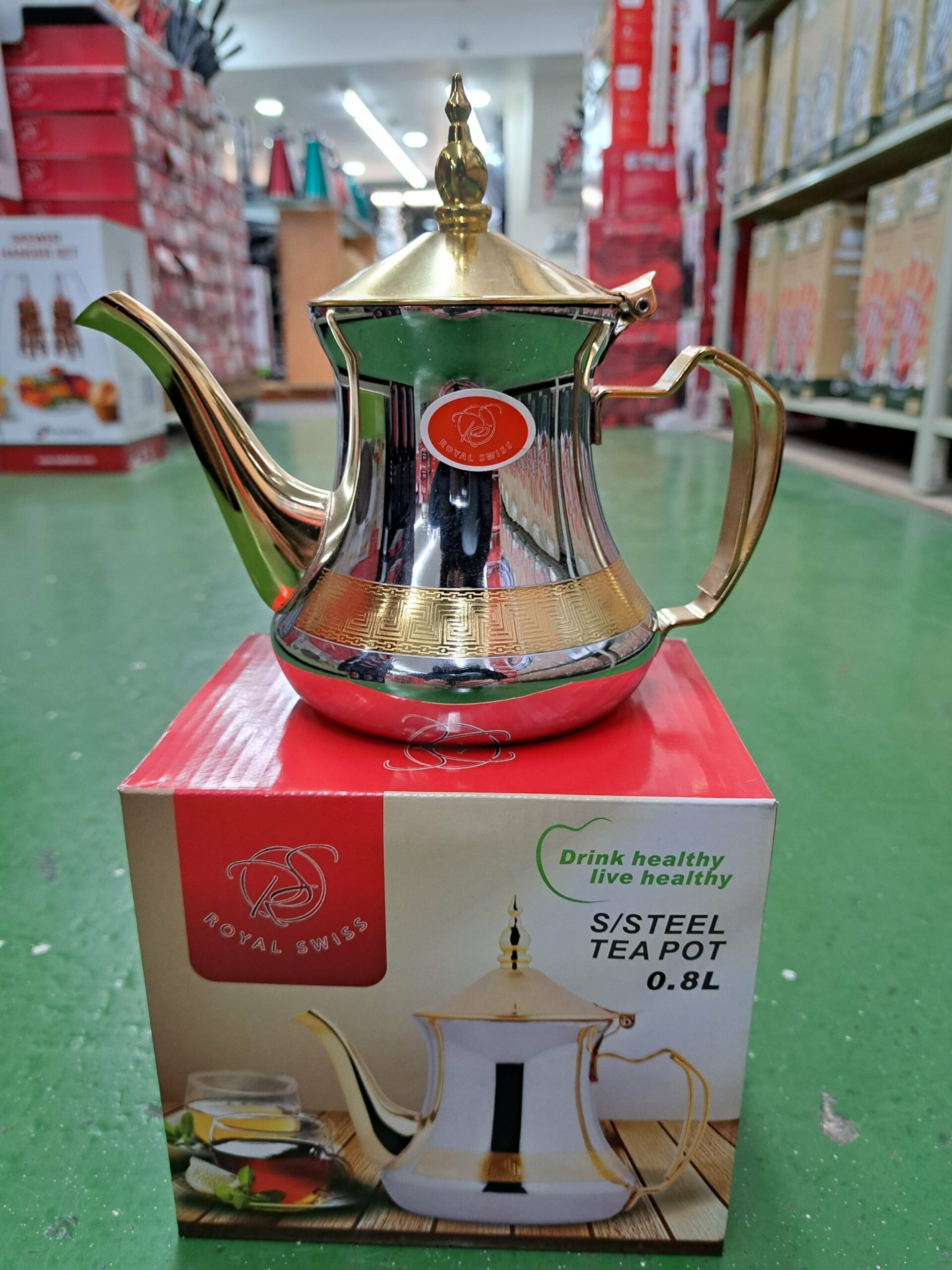 Theiere Bicolore 0.8 L Royal Swiss