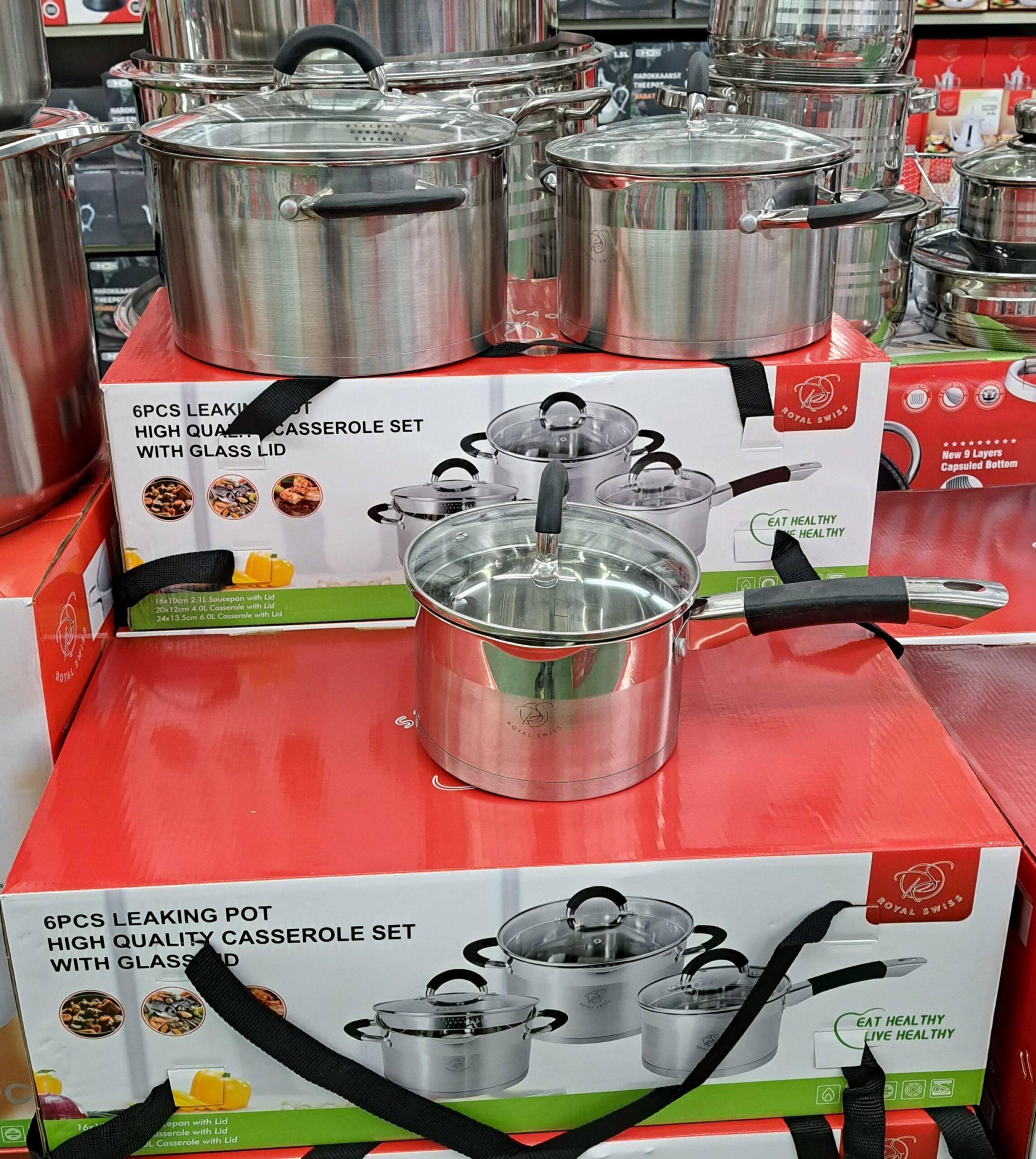 6 Pièces Leaking Pot