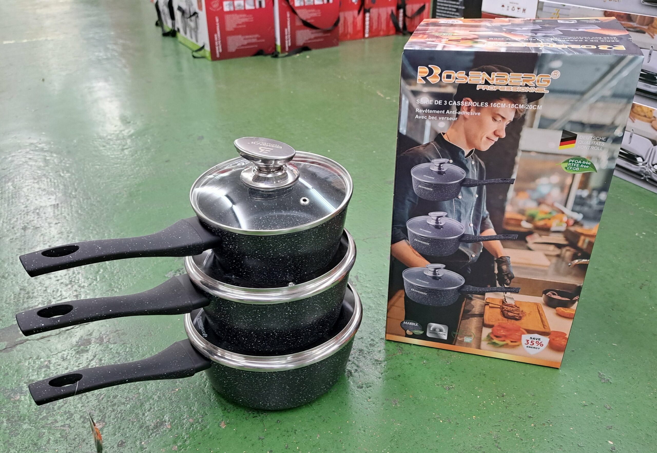 Casserolle 3 Pièces - Équipement cuisine