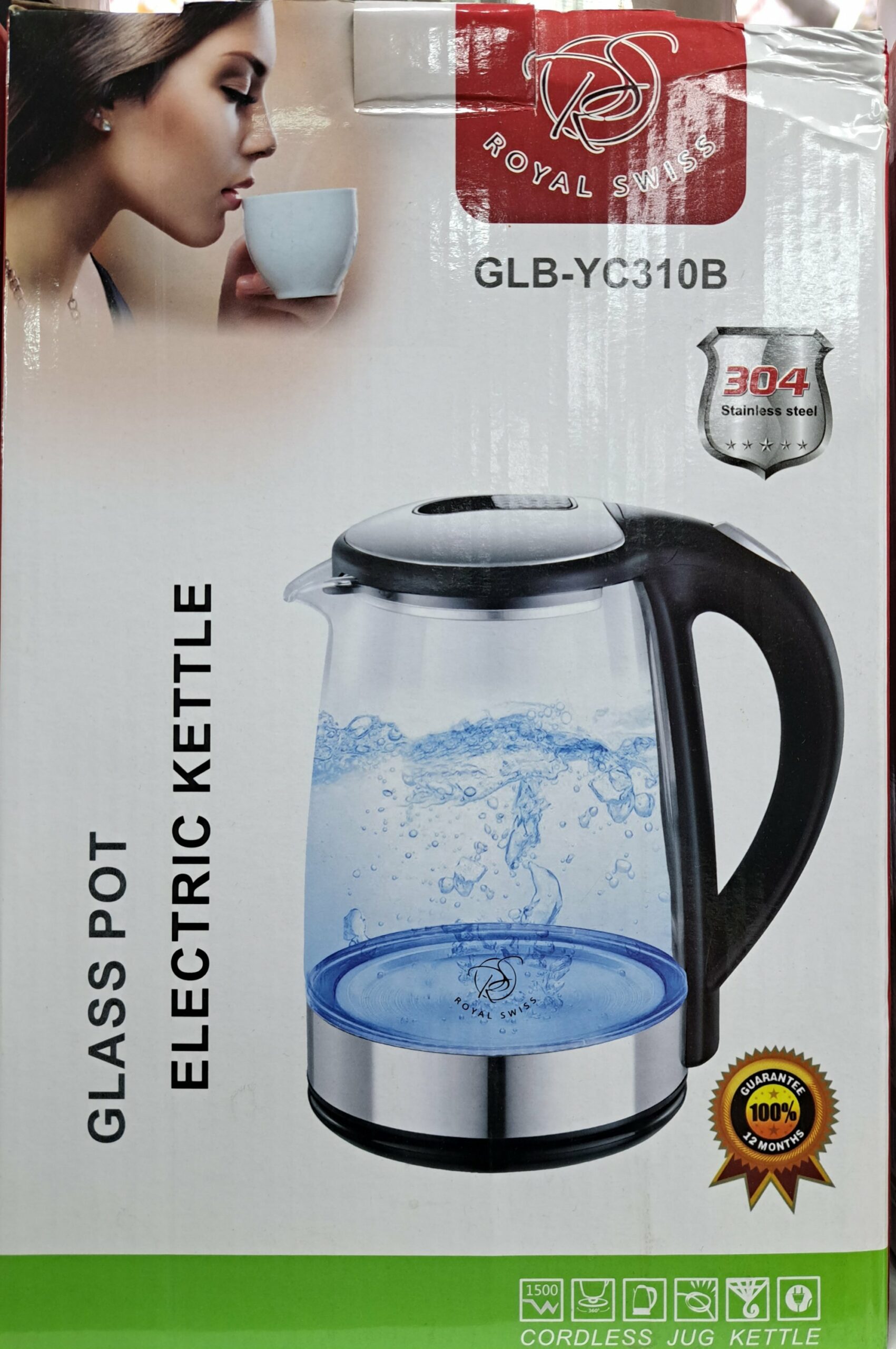Bouilloire 1.8 L LED