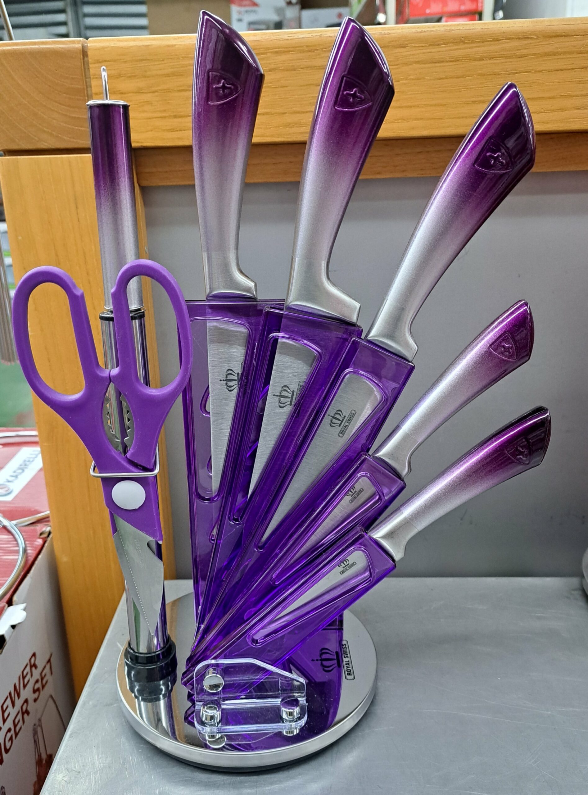 Socle Violet - Équipement cuisine