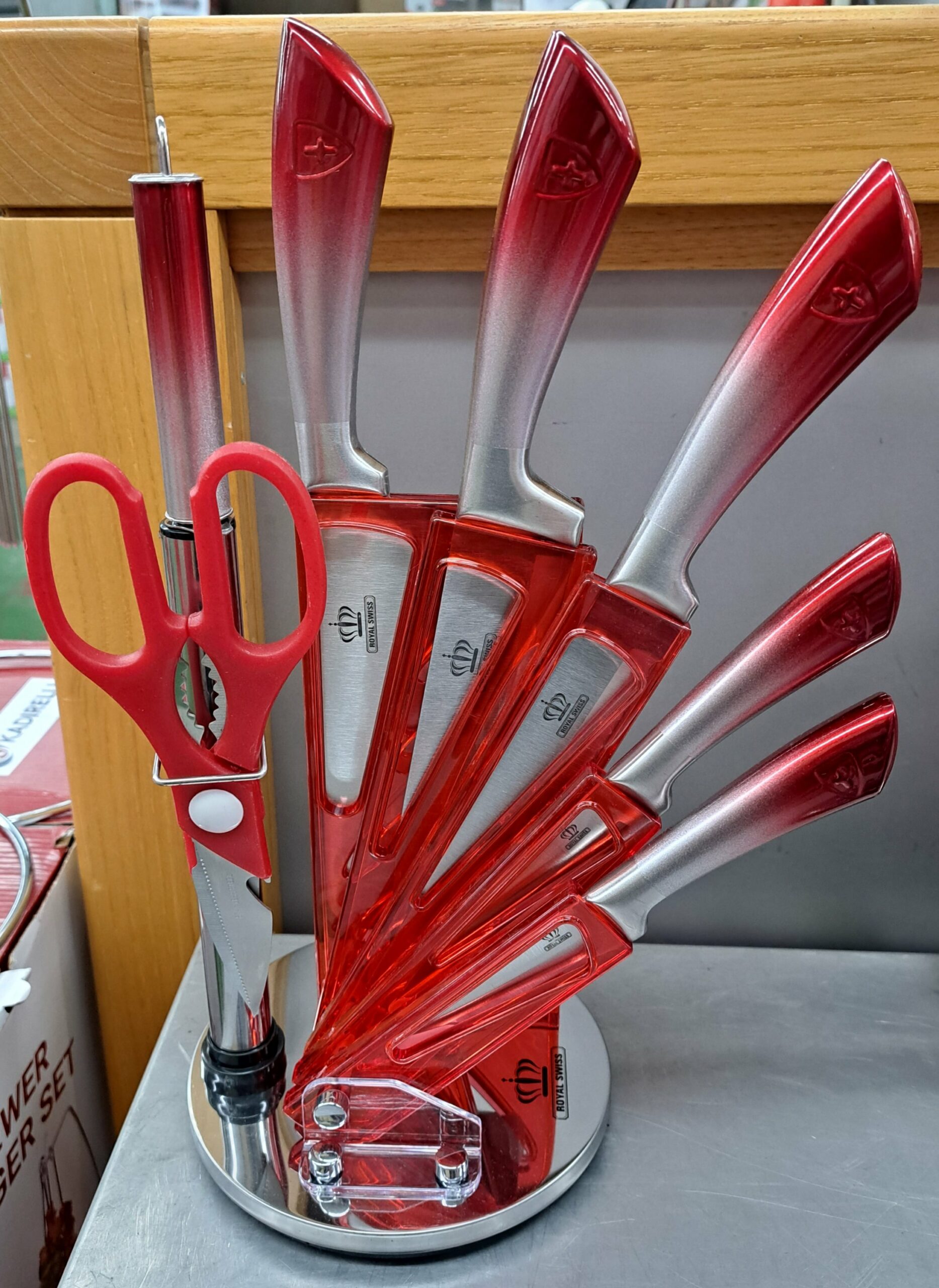 Socle Rouge Dégradé - Équipement cuisine