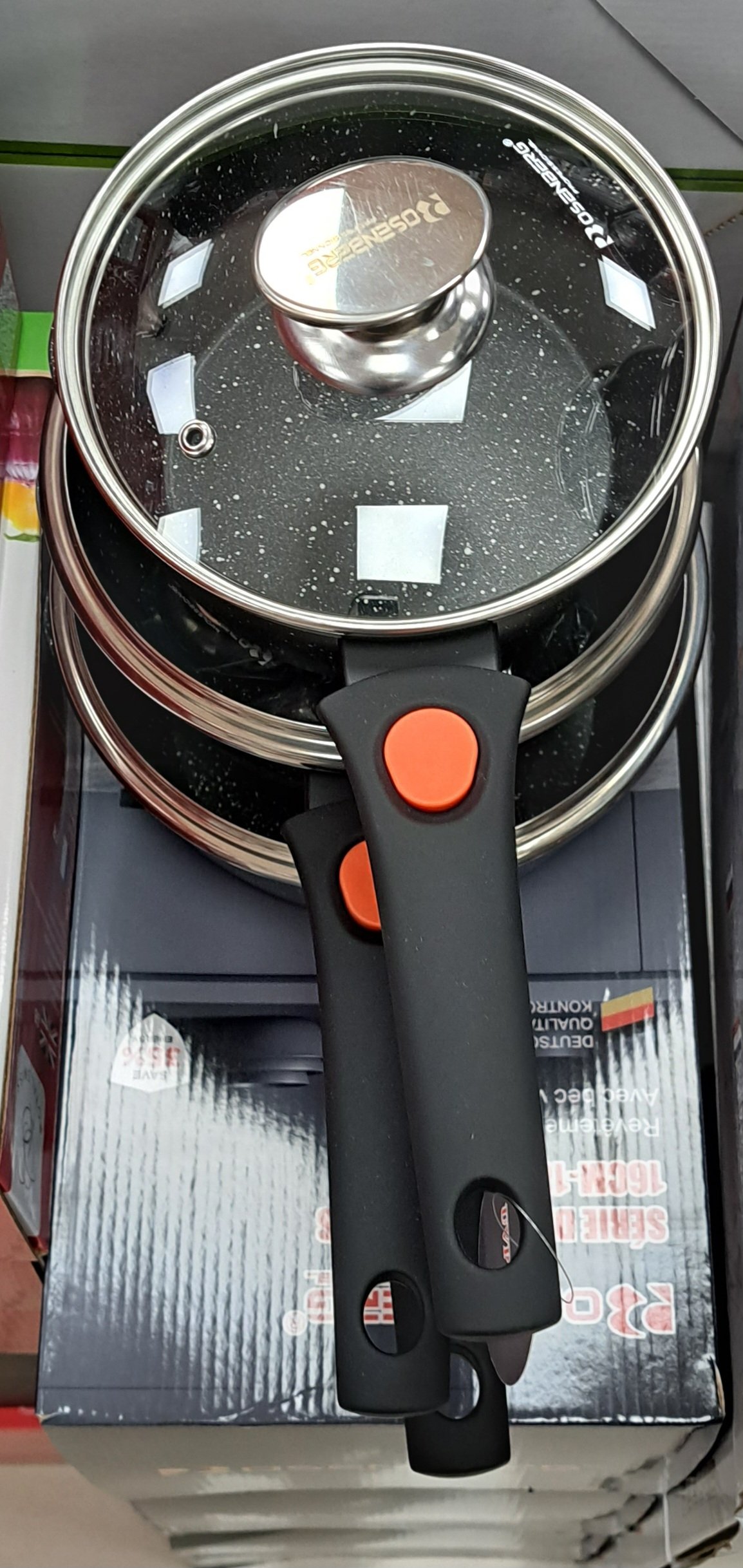 Casserolle 3 Pièces Amovible