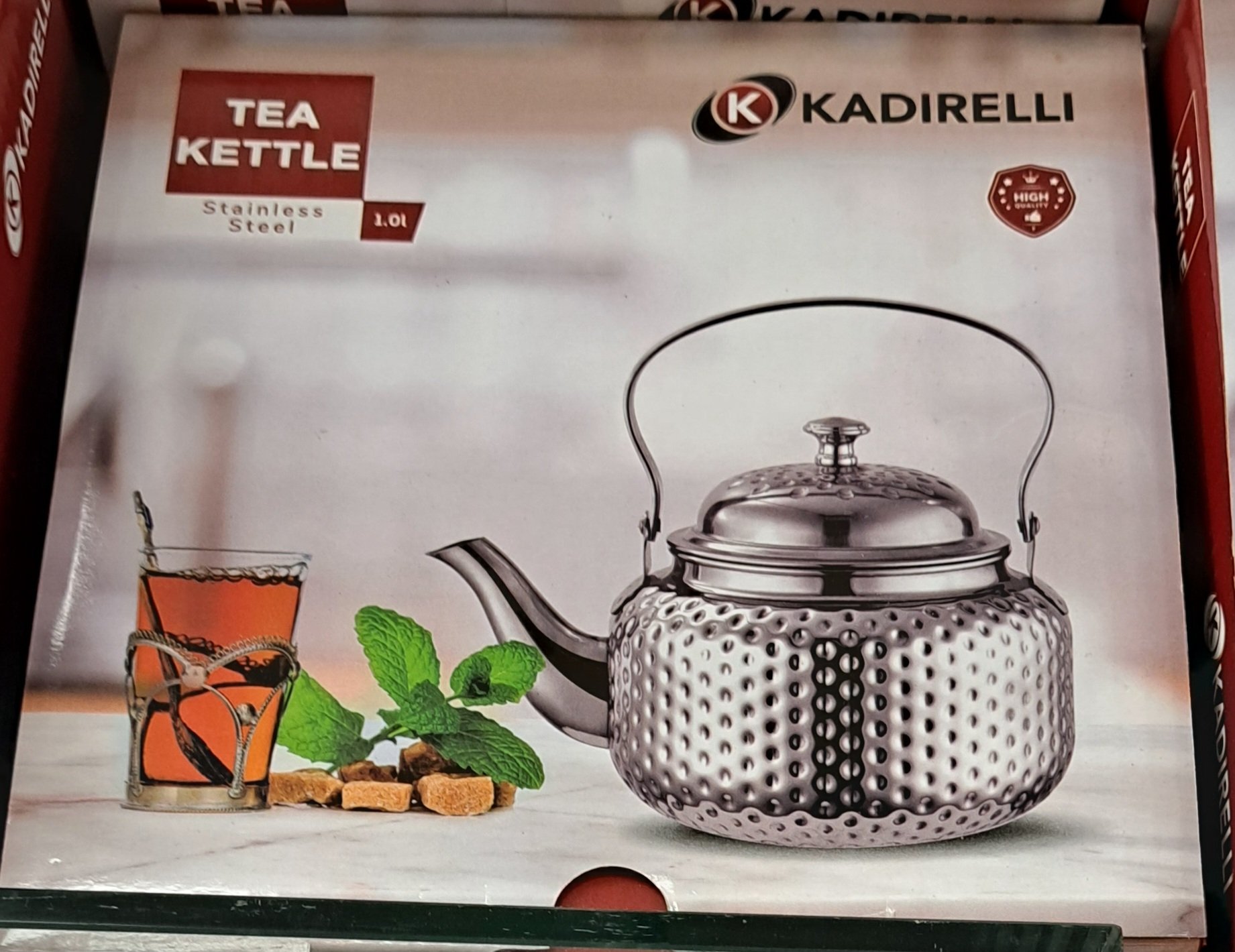 Bouilloire Martelé Induction INOX 1 L