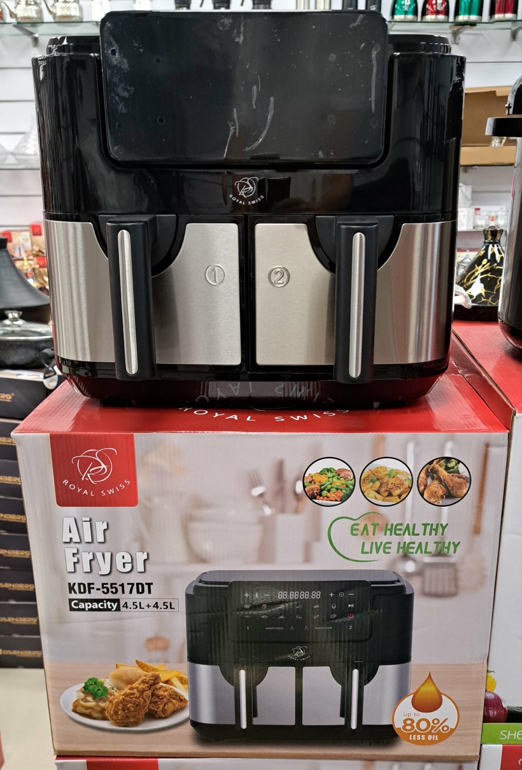 Friteuse sans Huile(air Fryer) 2 X 4.5 L