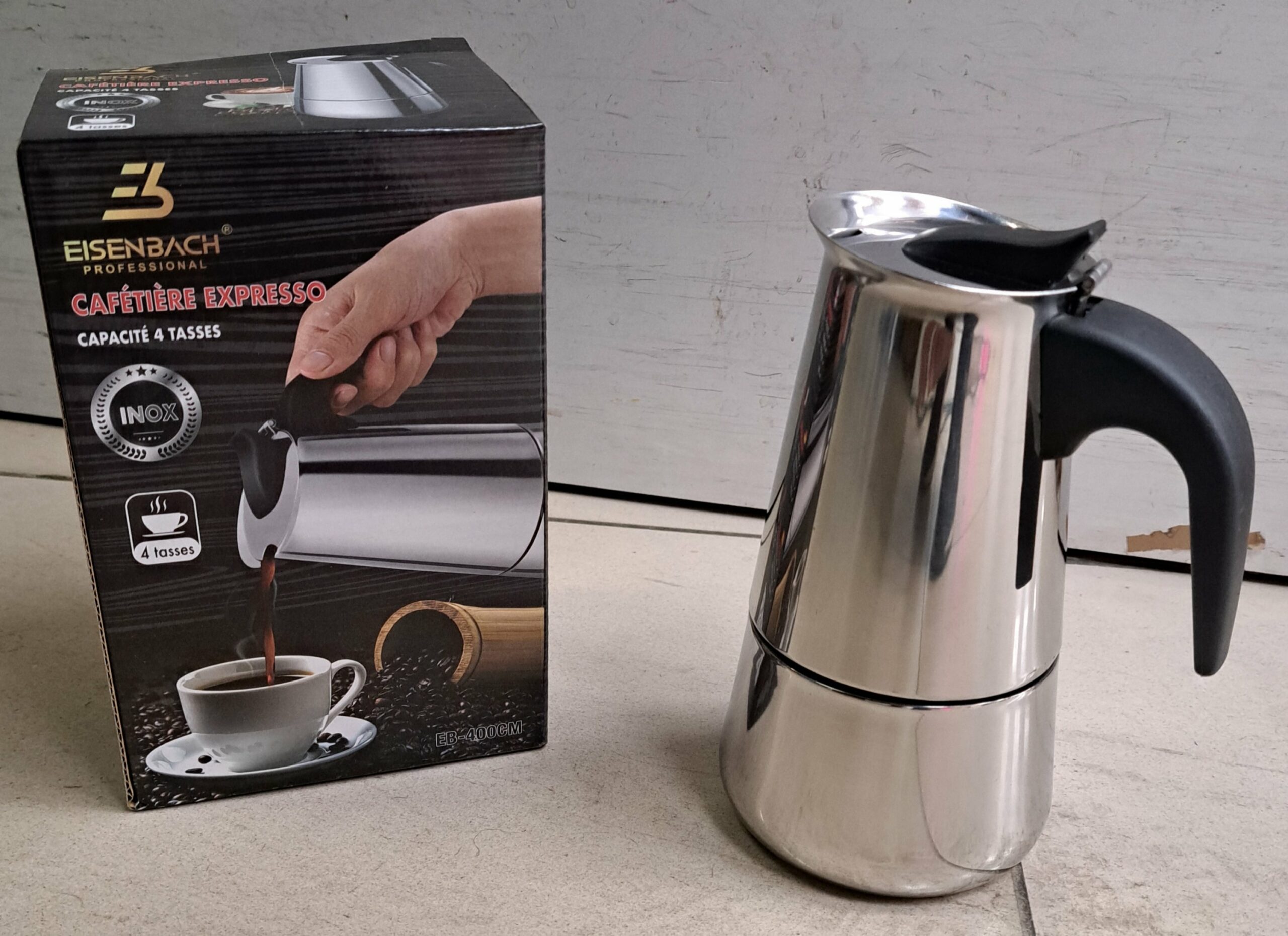 Cafetière INOX 4 Tasses