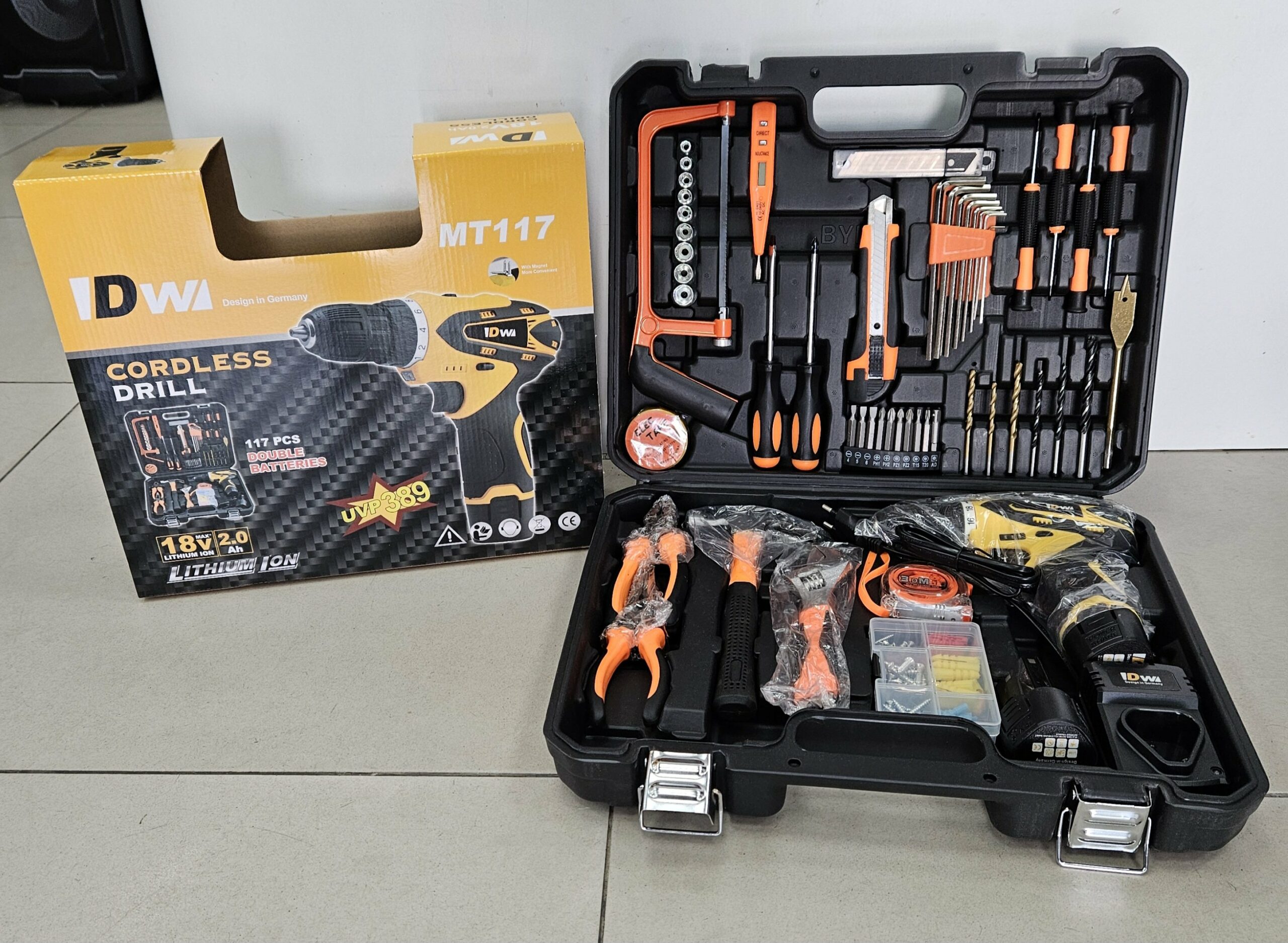 Visseuse 18 V + 117 Pièces - Mt117