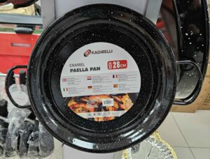 Paella Pan Émaillé - 28 CM