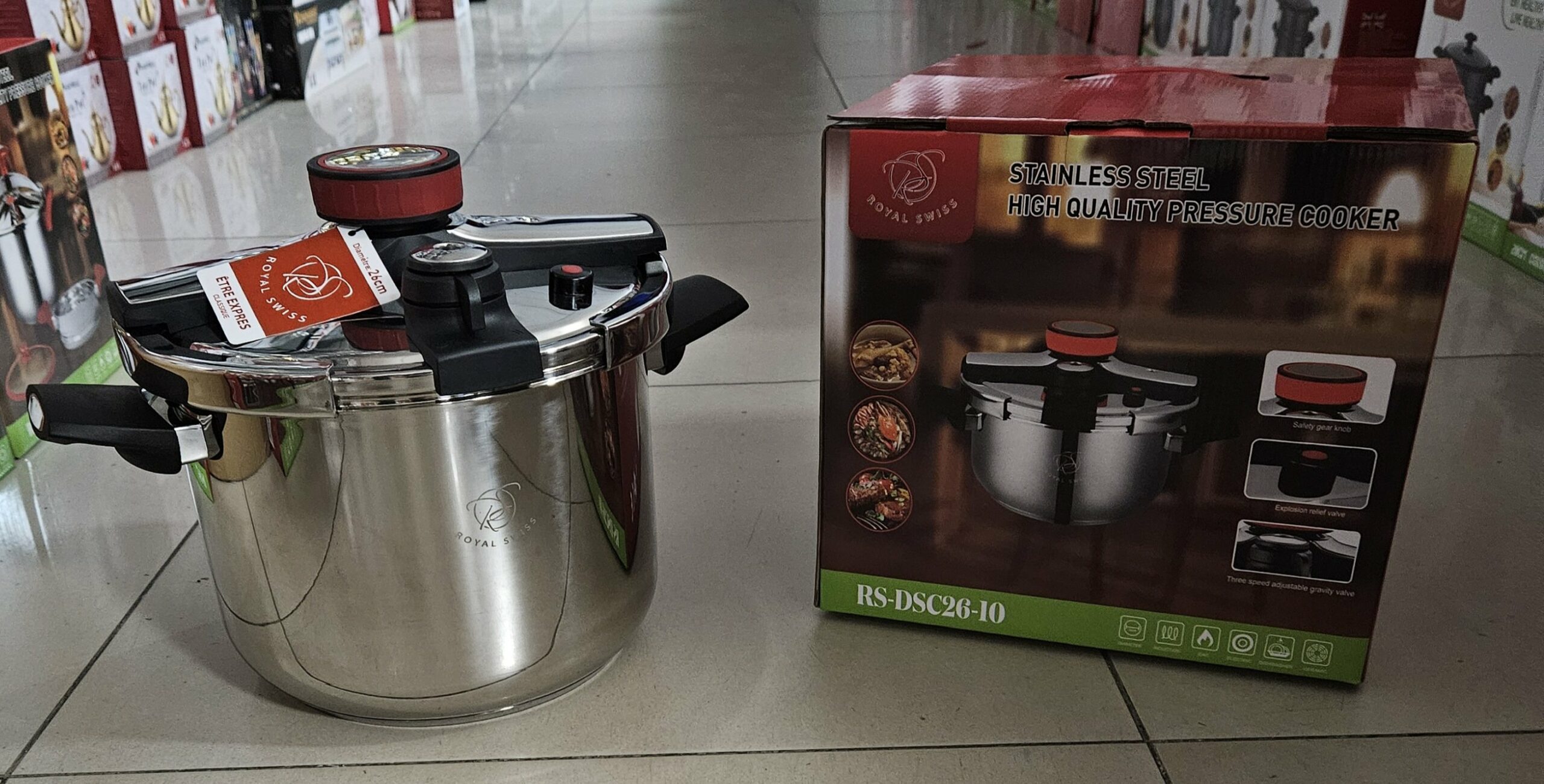 Cocotte Minute Inox/inox 10 L - Clipso