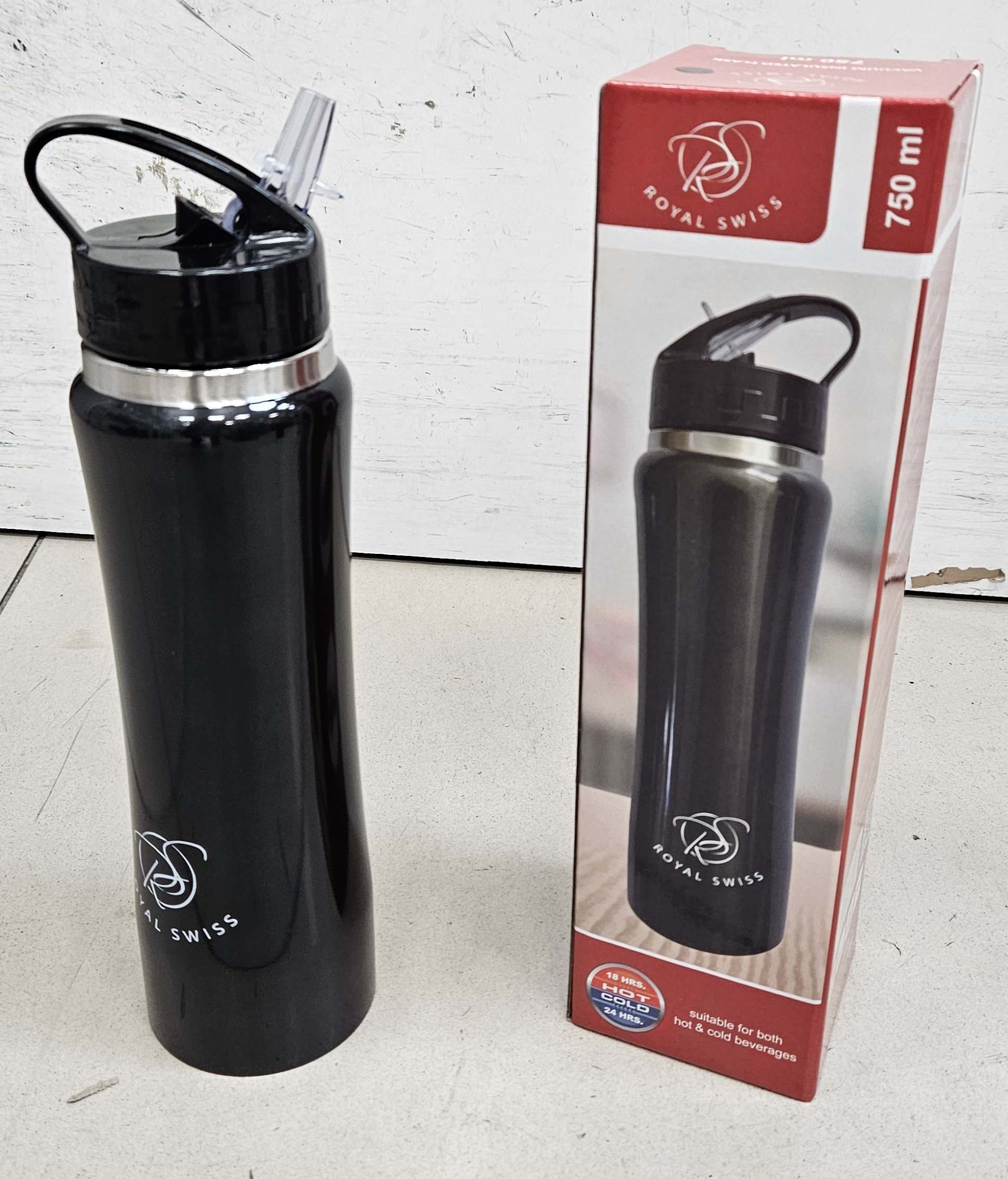 Thermos/gourde 0.75 L - Noir