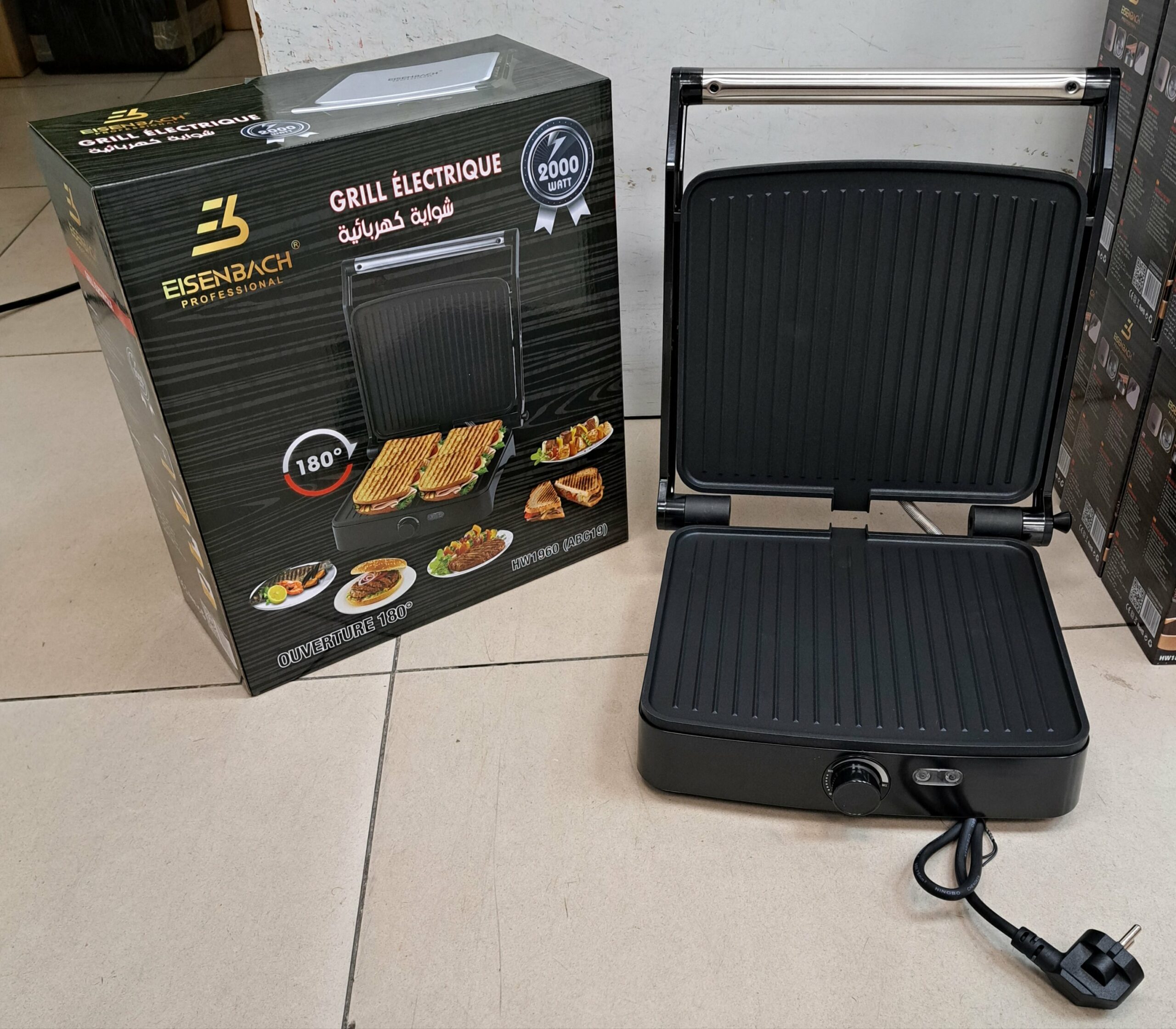 Machine à Panini Tefflon 2000 W