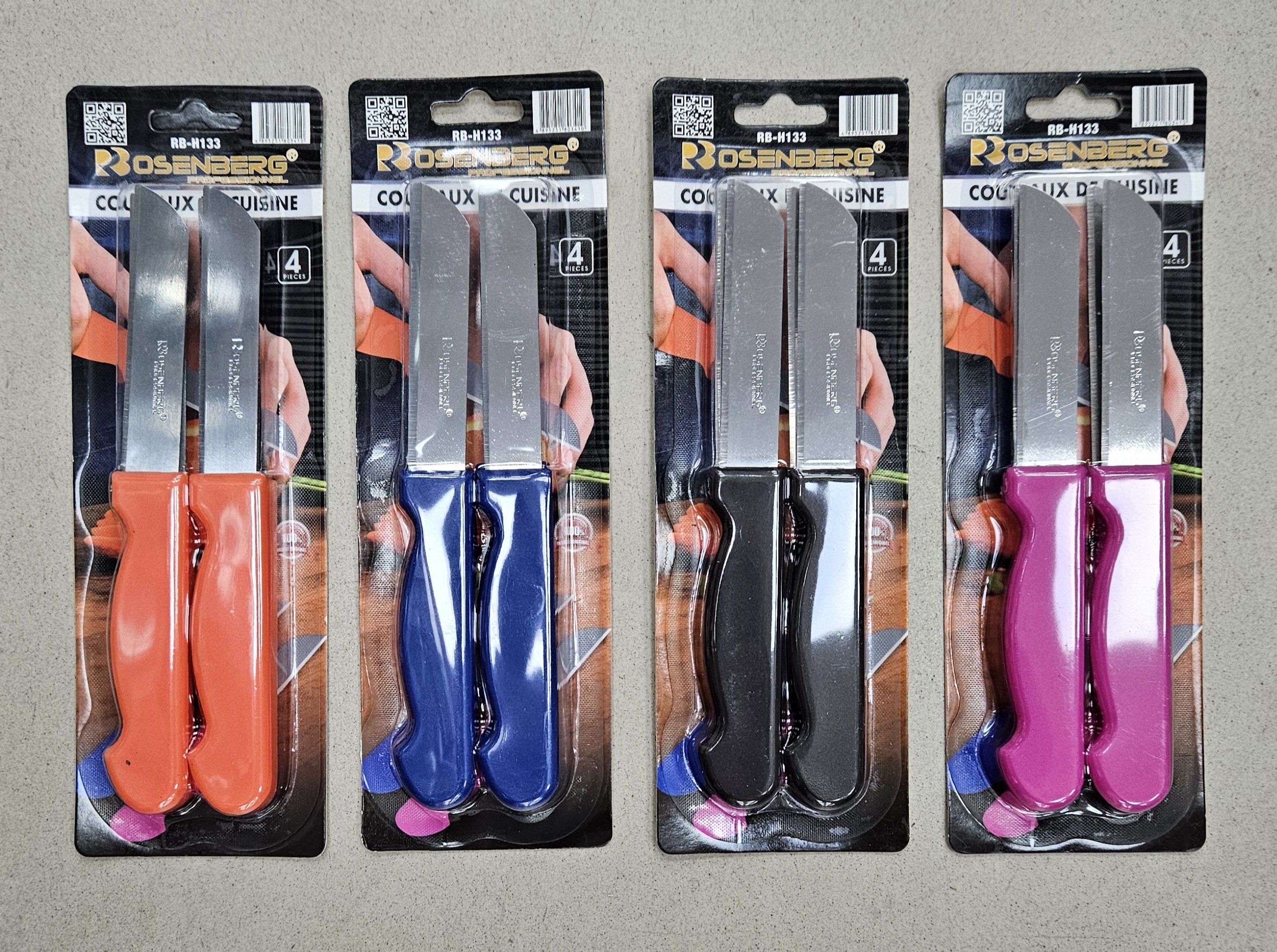 4x Couteaux 4" X72