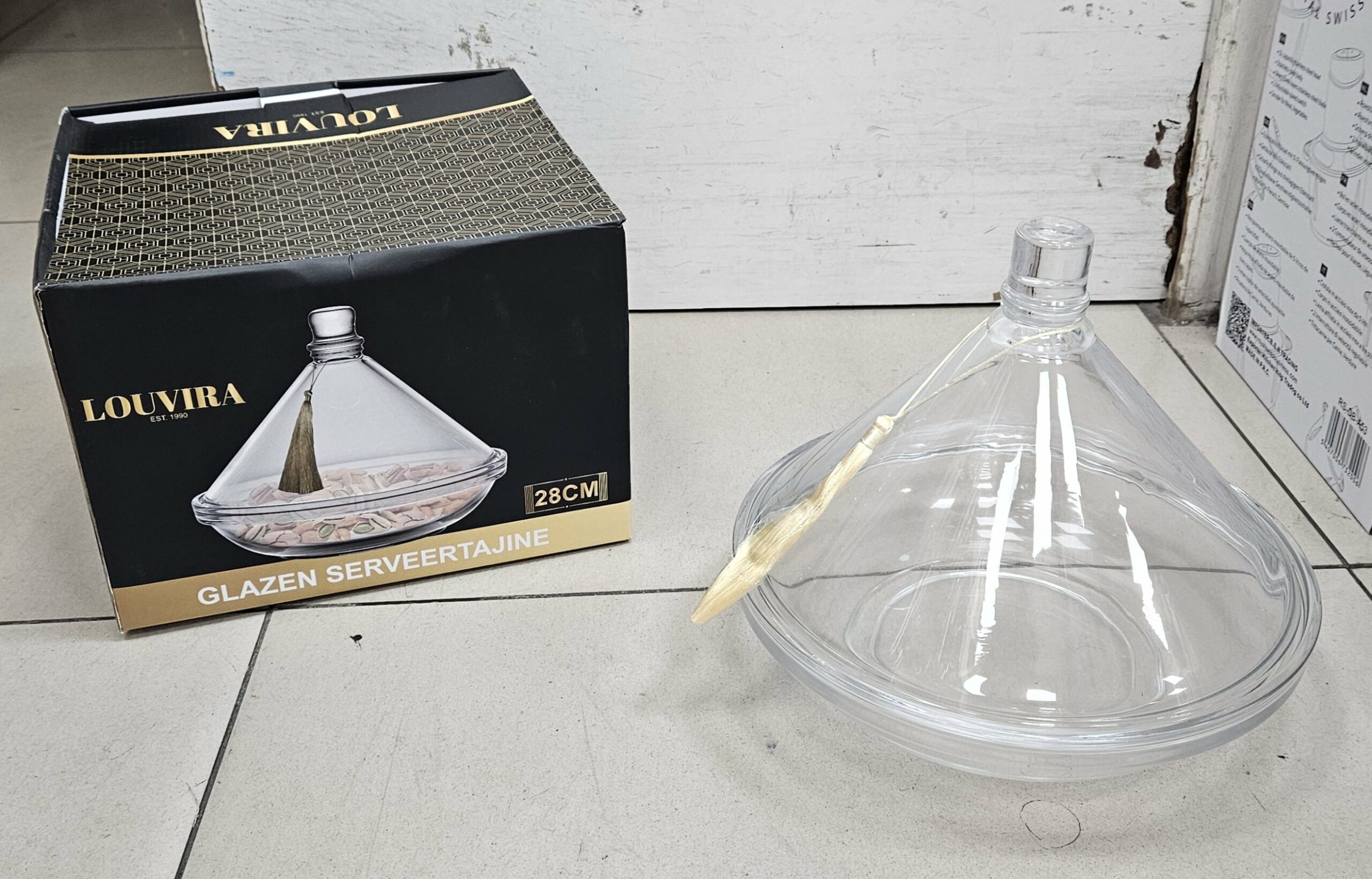 Tajine 28 CM en Verre