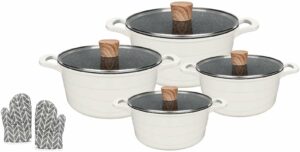 Faitout 20 Cm+24 Cm+28 Cm+32 CM - Wave Beige