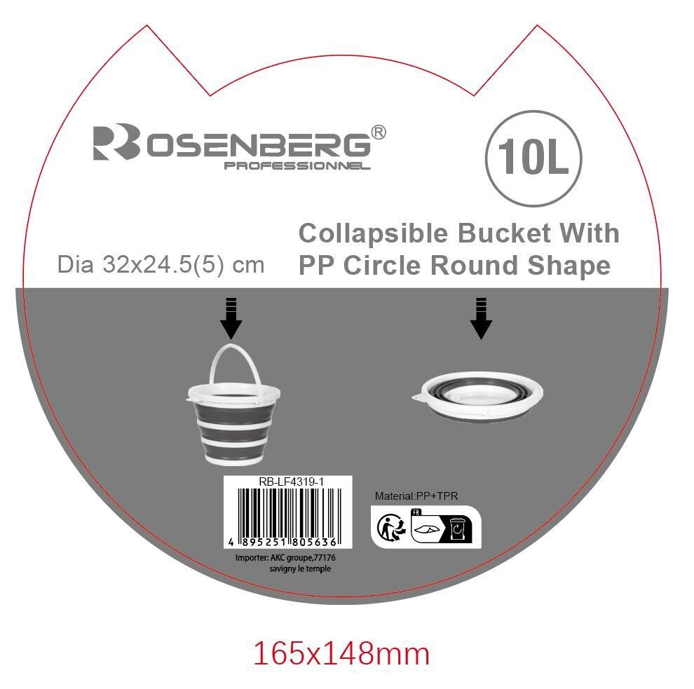 Seau Rétractable 10 L – Image 2