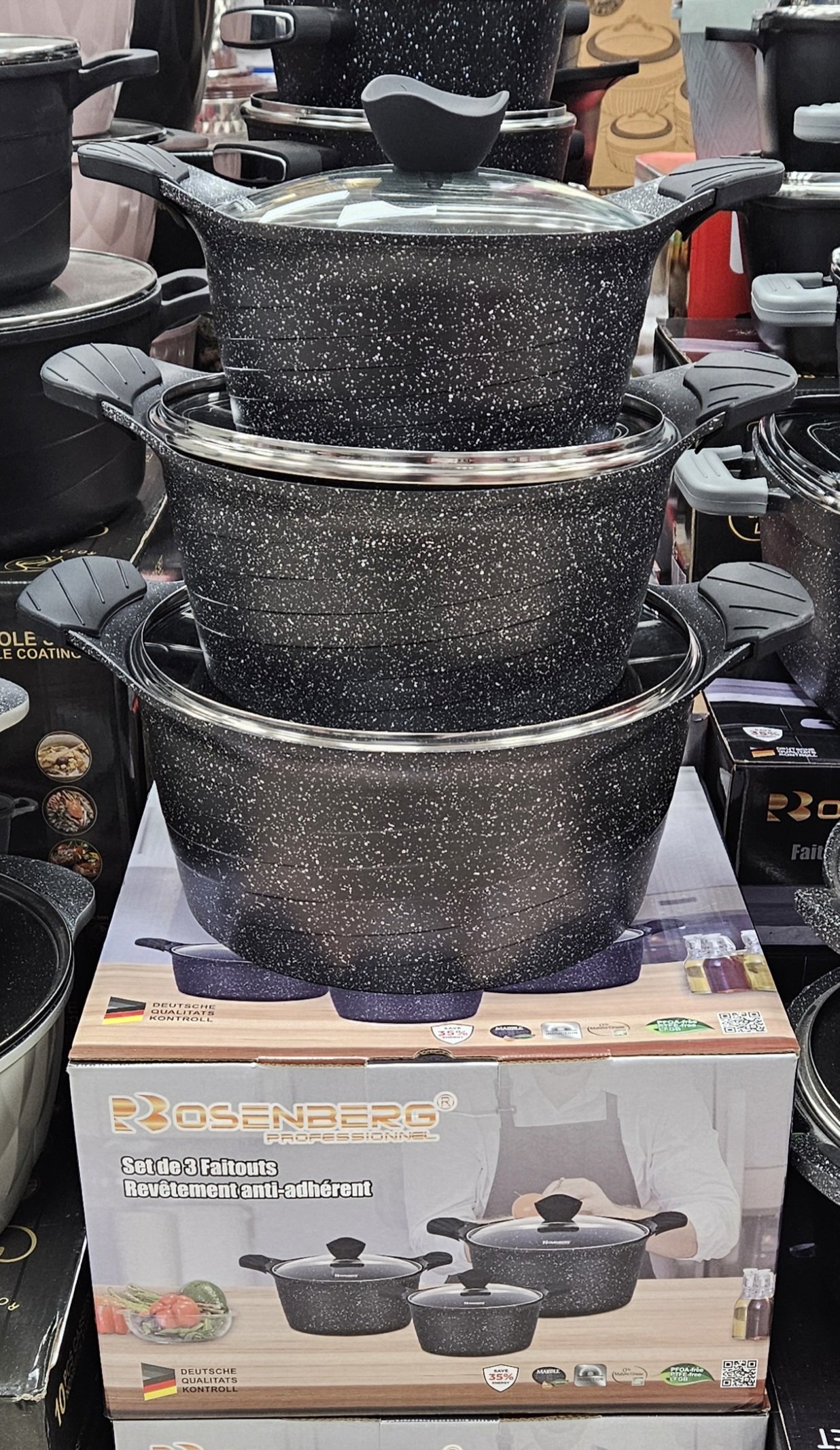 Faitout 20 Cm+24 Cm+28 CM - Chou