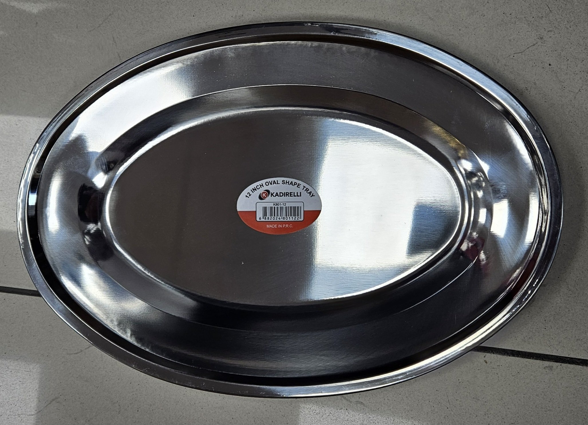 Plateau INOX 12" - Vaisselle et art de la table